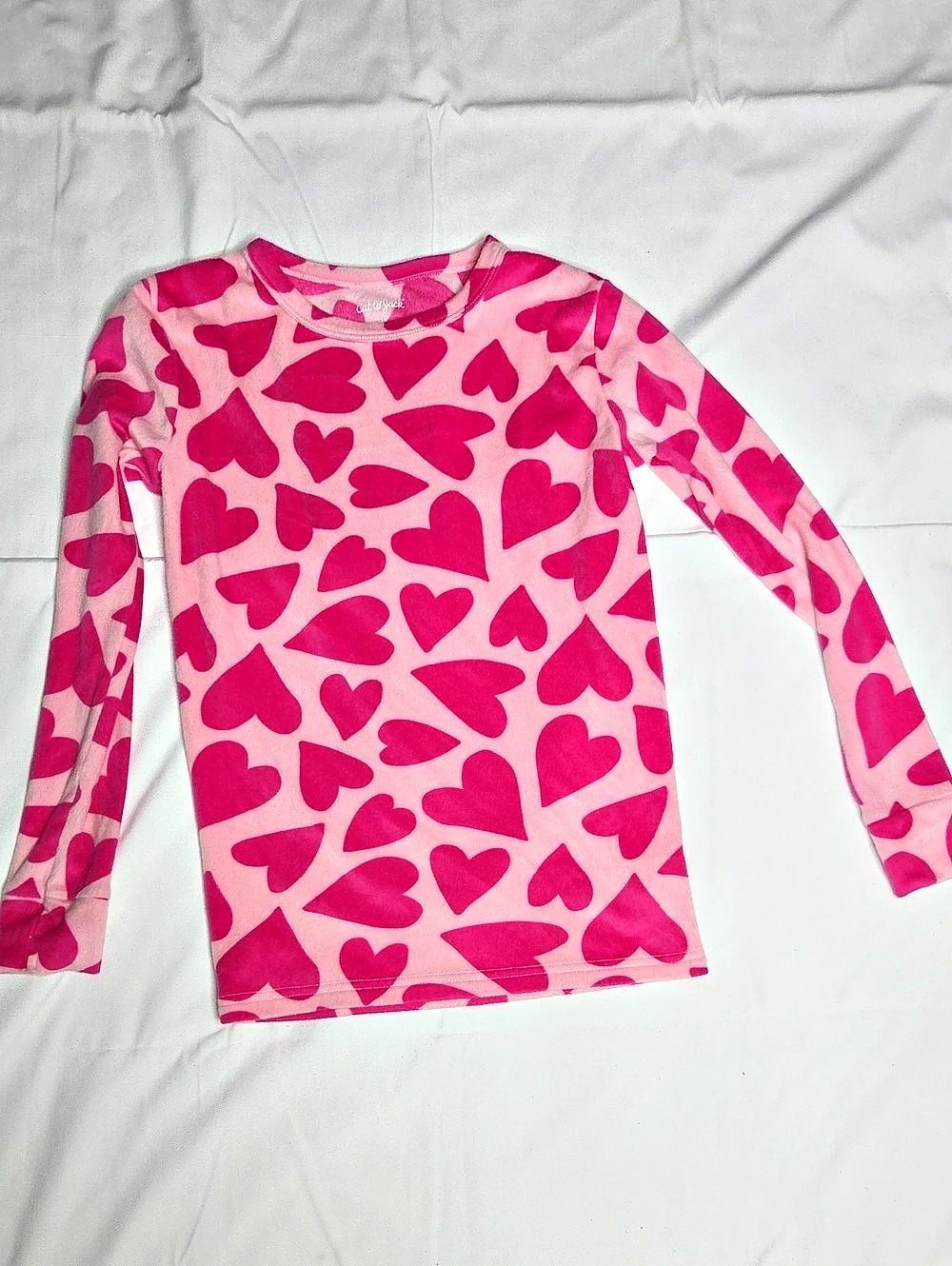 Cat & Jack | Heart Print Matching Set Like New